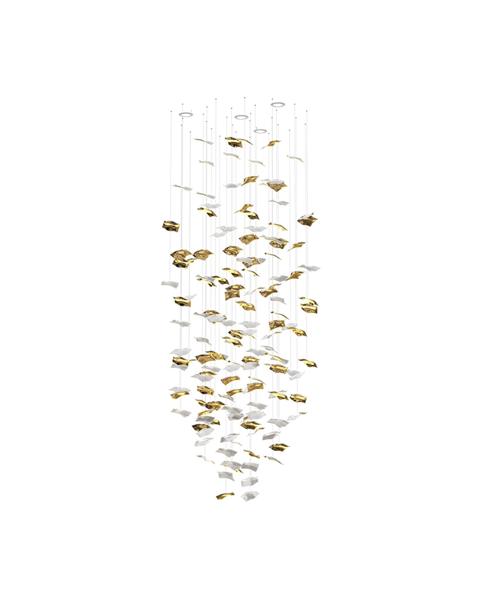 Viliros Spiralförmige Pendelleuchte aus Glas-Letslighting