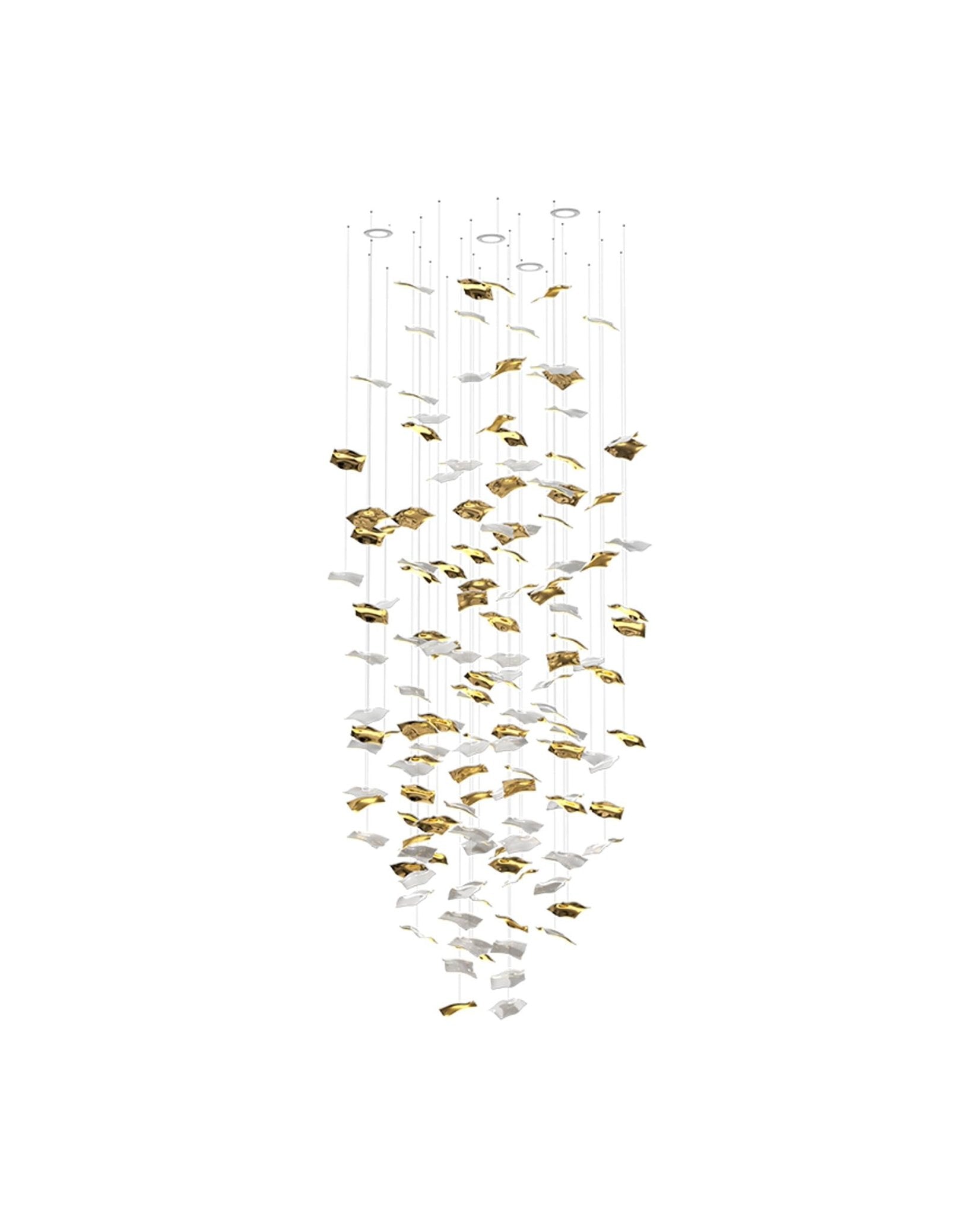 Viliros Spiralförmige Pendelleuchte aus Glas-Letslighting