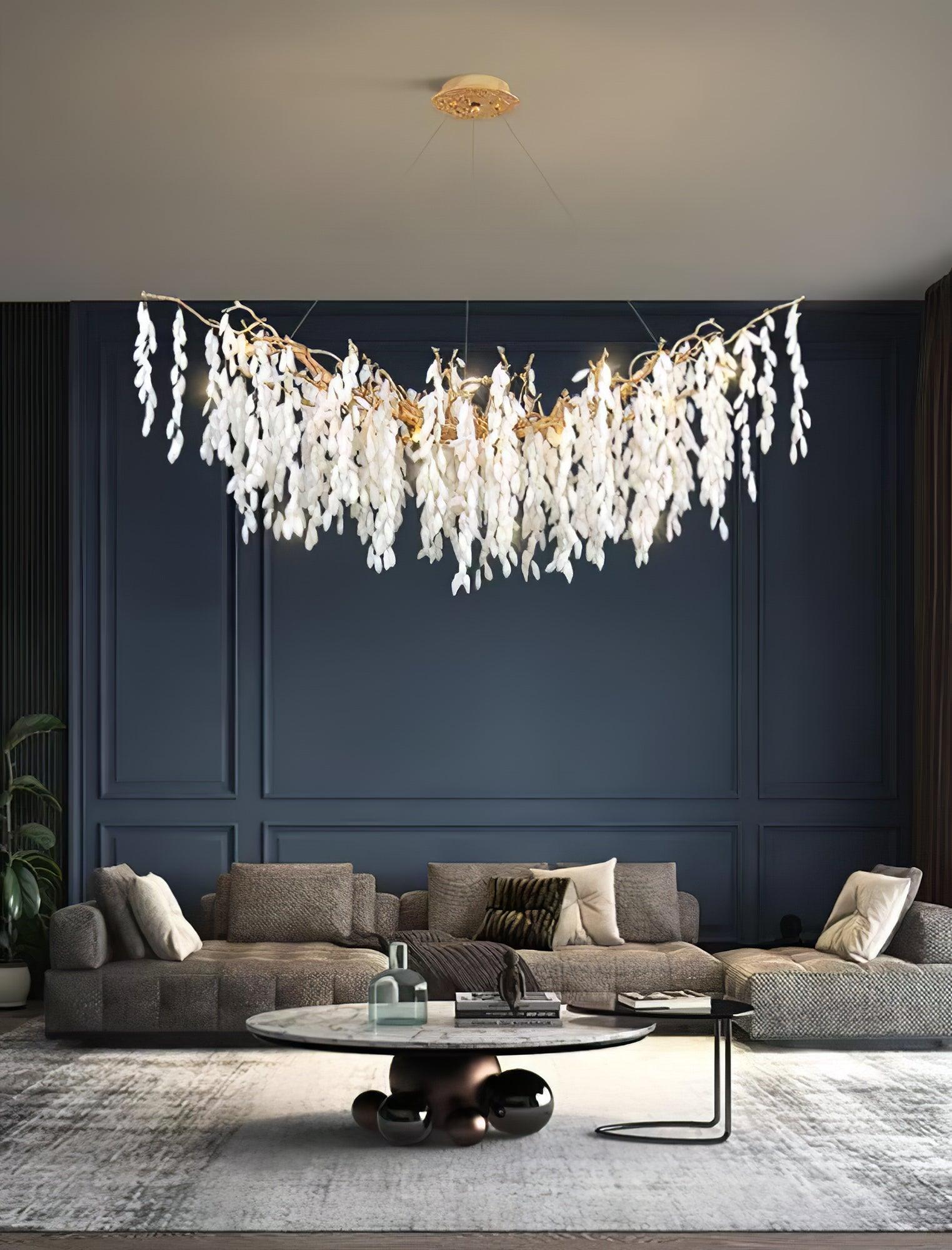 Florealis Kaskadenförmiger Kristallkronleuchter-Letslighting