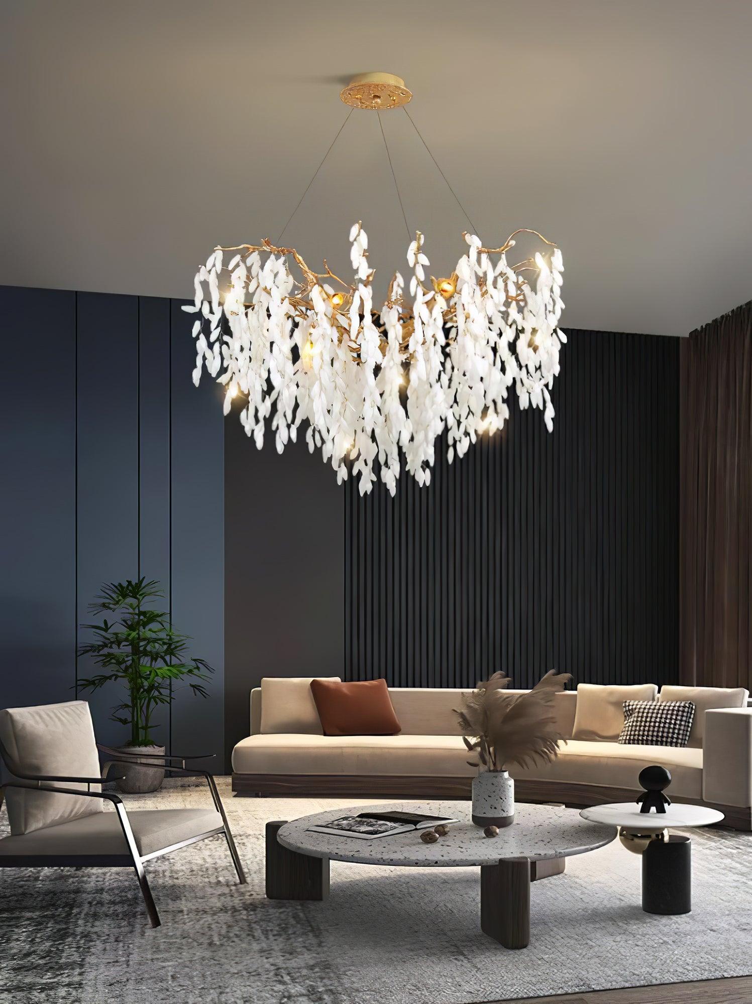Florealis Kaskadenförmiger Kristallkronleuchter-Letslighting