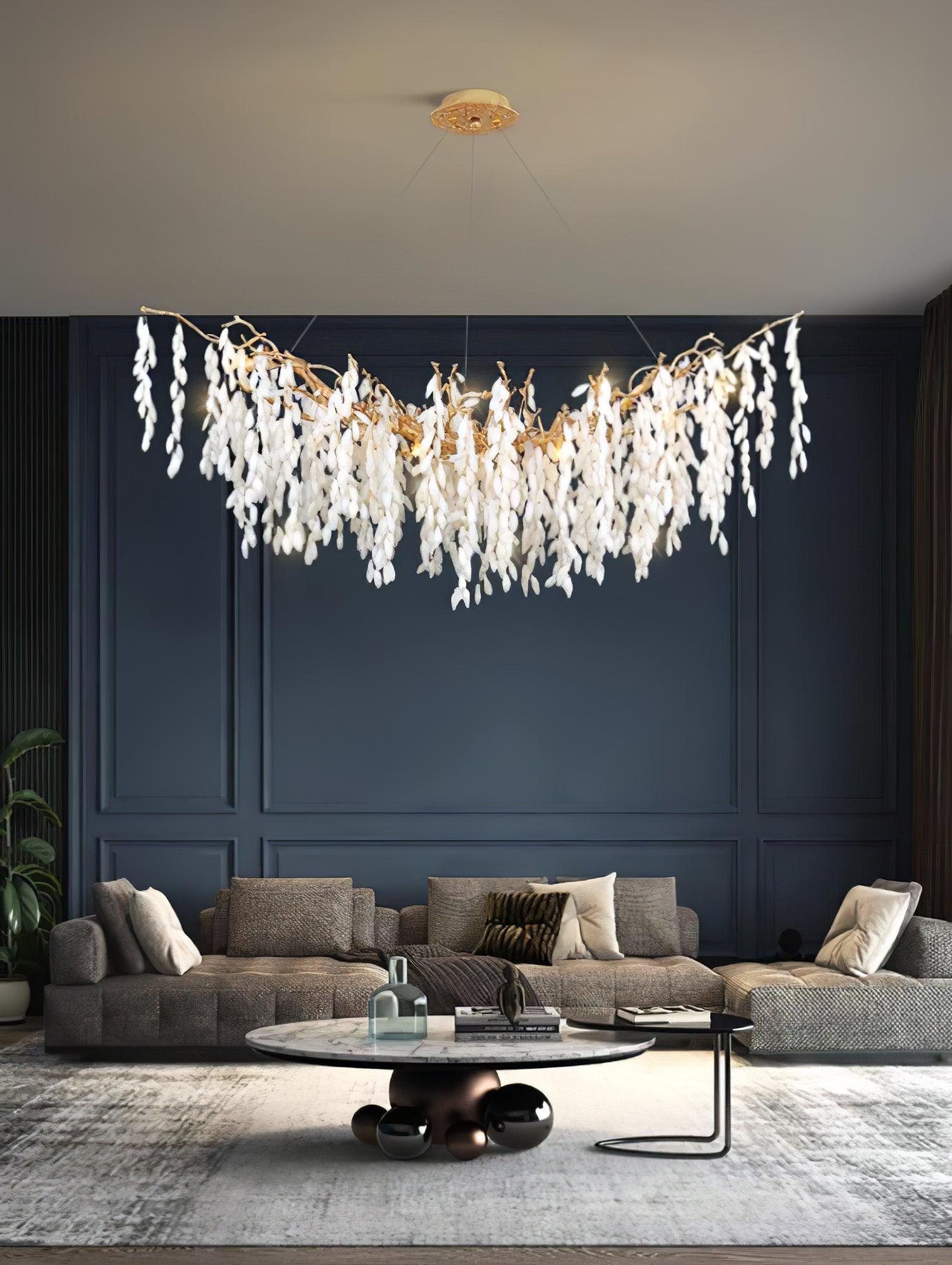 Florealis Kaskadenförmiger Kristallkronleuchter-Letslighting
