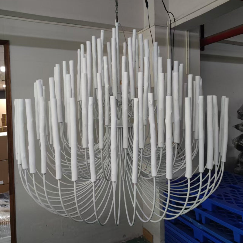 Ulshayra Postmodern Luxus Multi-Stick Holz Kronleuchter-Letslighting