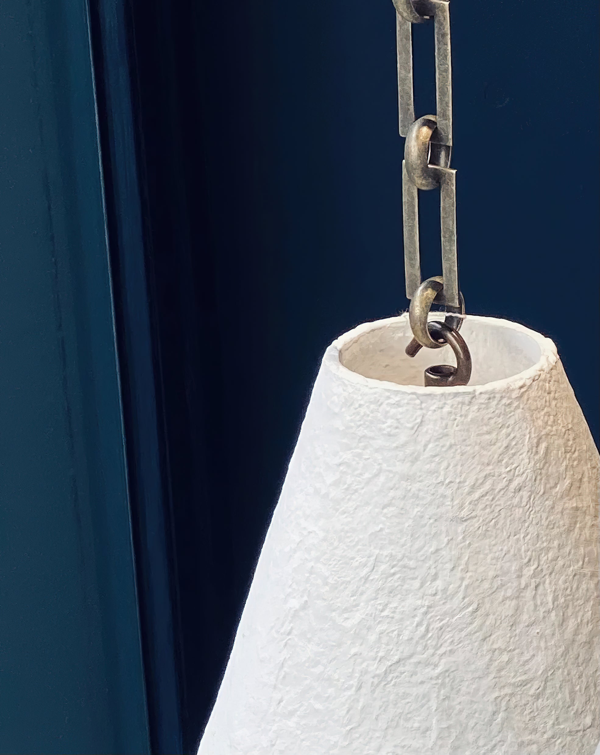 Zavelila Weiß Gips Pendelleuchte-Letslighting