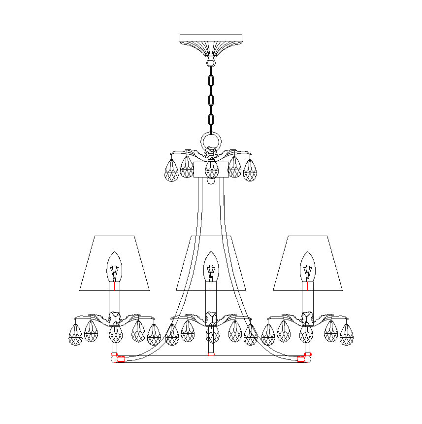 Ivsilan Industrieller Vintage Kronleuchter aus Messing und Kristall-Letslighting