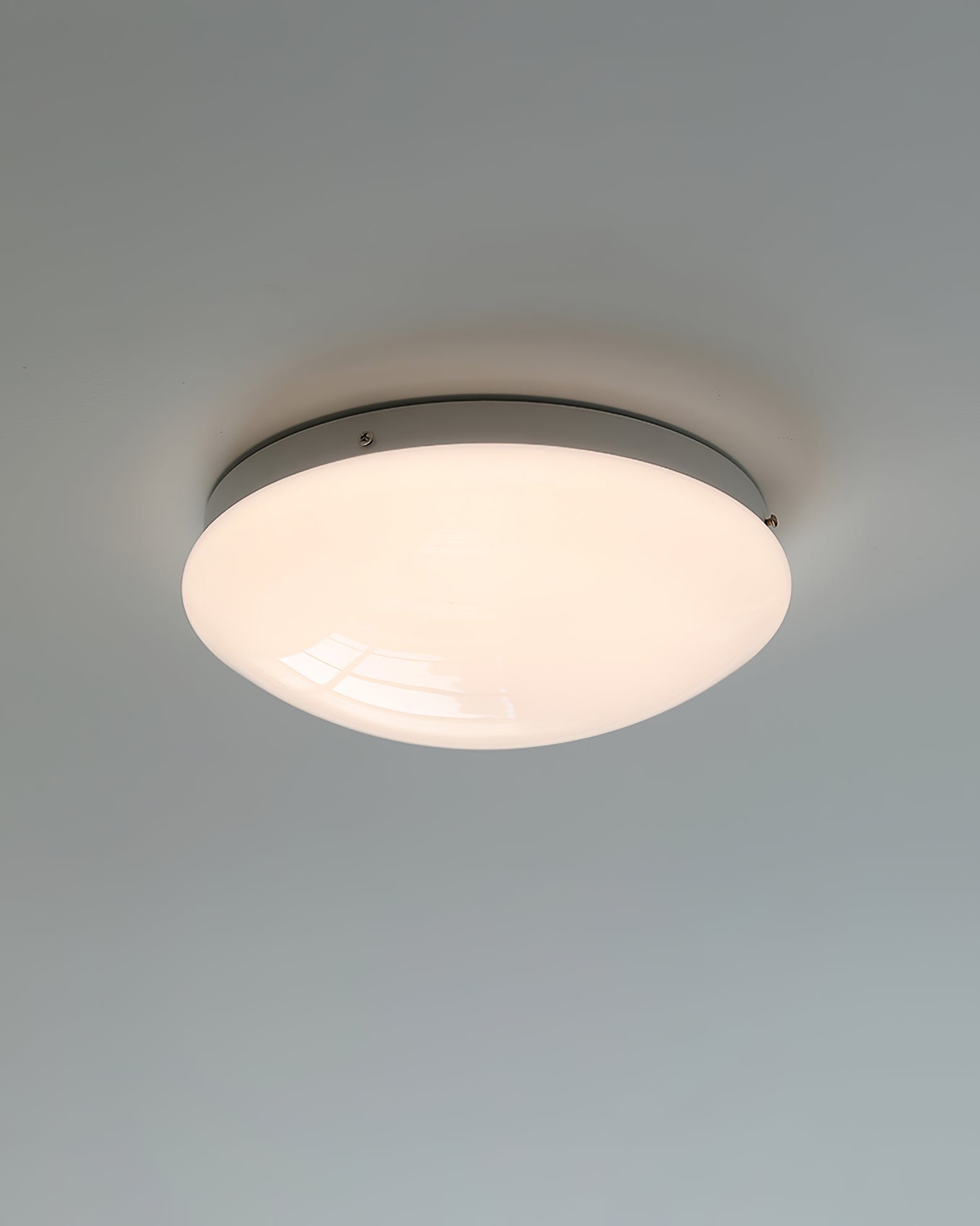 Alcaria Modern Minimalist Metal Glass Flush Ceiling Light - Letslighting