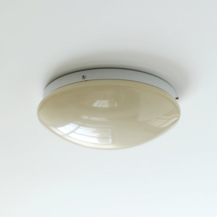 Alcaria Modern Minimalist Metal Glass Flush Ceiling Light - Letslighting
