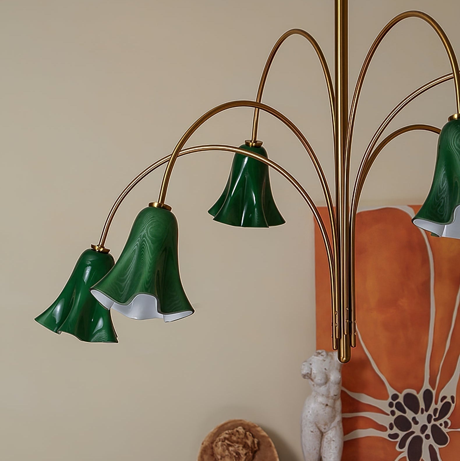 Emerald Kronleuchter mit Glockenglasanhänger-Letslighting