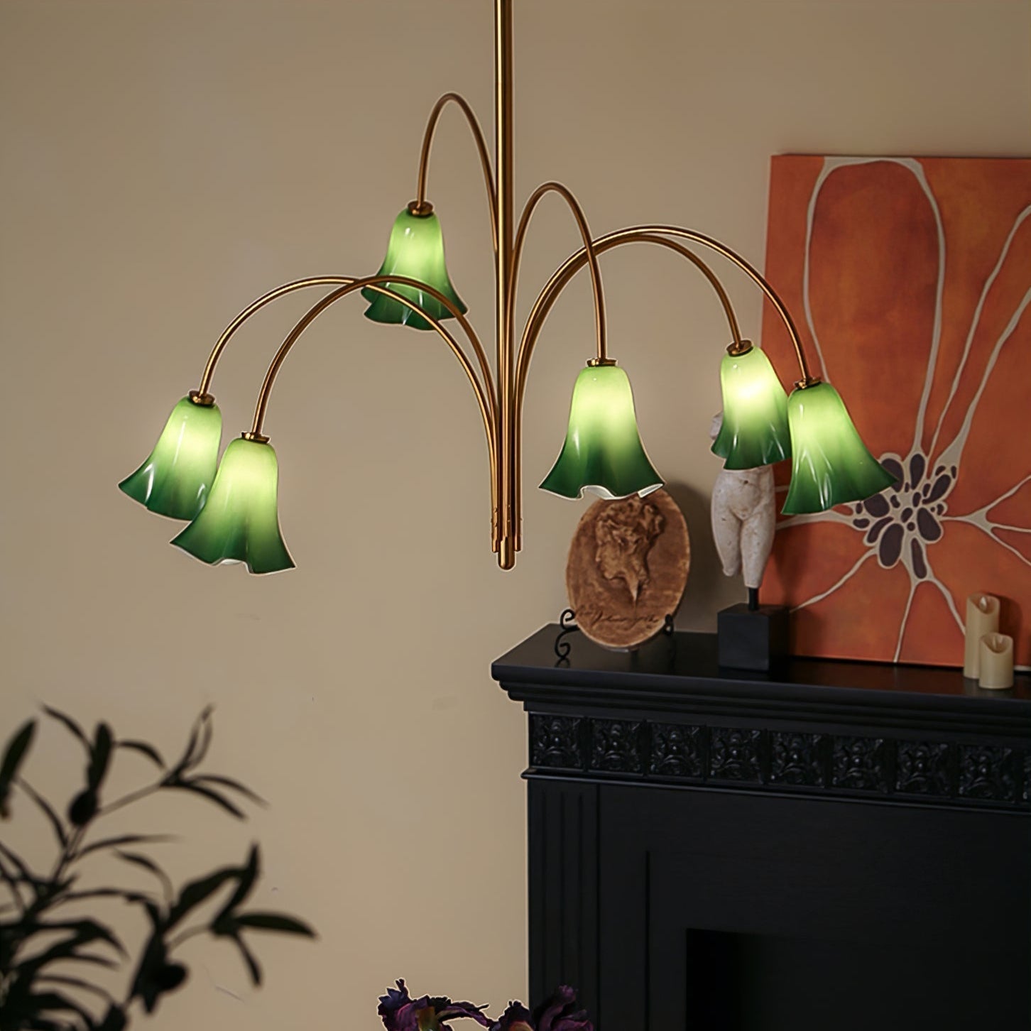 Emerald Kronleuchter mit Glockenglasanhänger-Letslighting