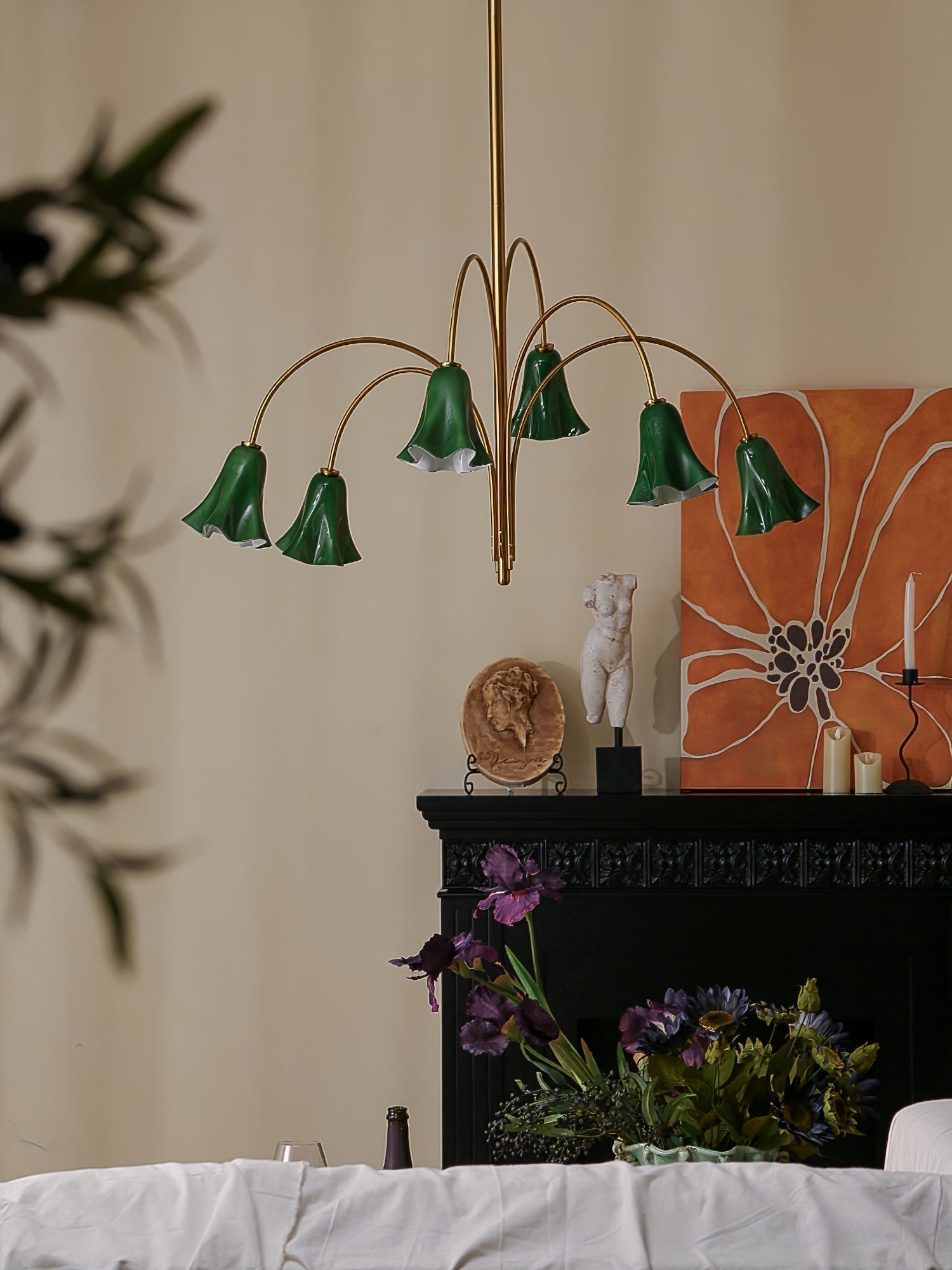 Emerald Kronleuchter mit Glockenglasanhänger-Letslighting
