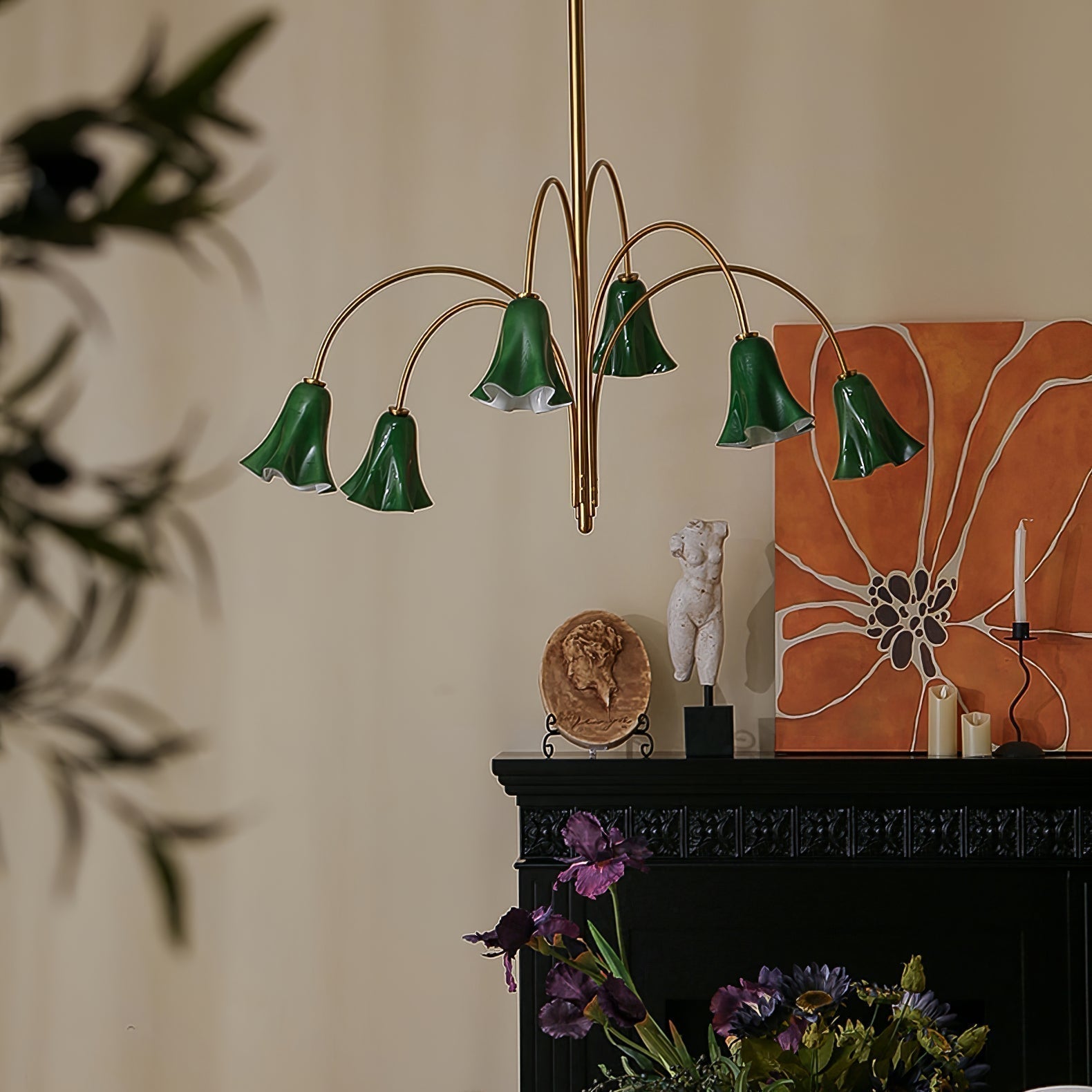 Emerald Kronleuchter mit Glockenglasanhänger-Letslighting