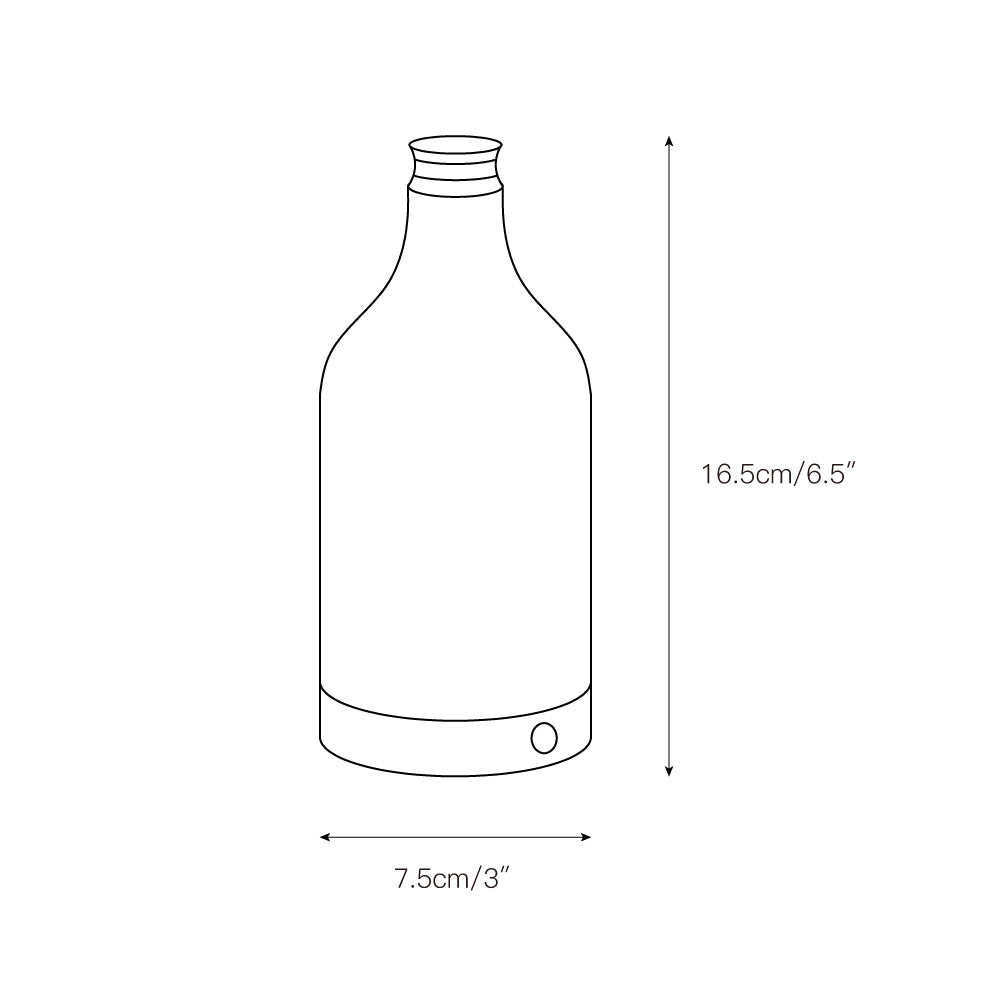 Wine Flasche Alabaster Tischleuchte (Eingebauter Akku)-Letslighting
