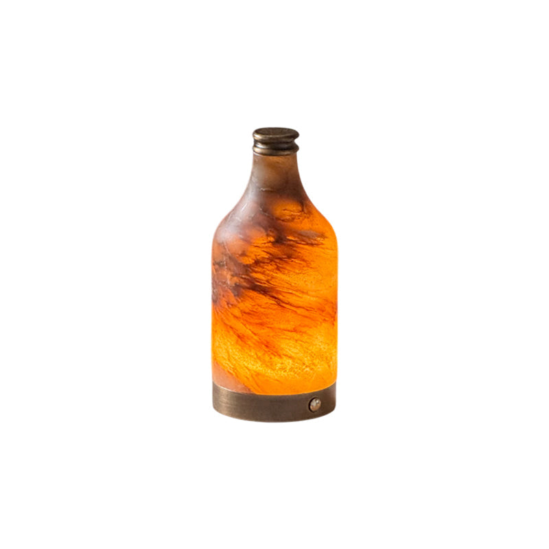 Wine Bottle Alabaster Table Lamp (Built-in Battery) - Letslighting