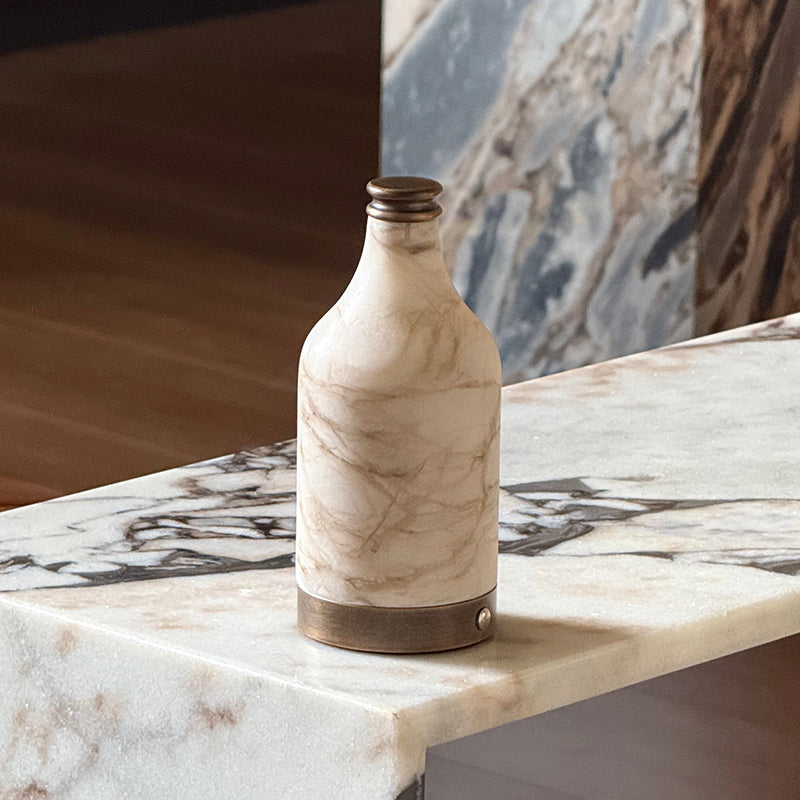 Wine Flasche Alabaster Tischleuchte (Eingebauter Akku)-Letslighting