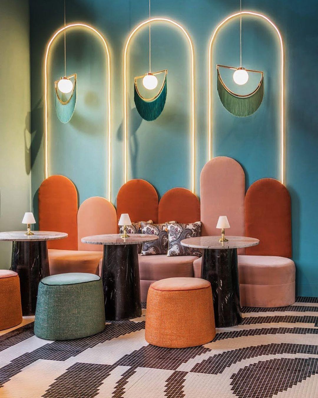 Solara Pendelleuchte Stoff Fransen Globus Retro Boho-Letslighting