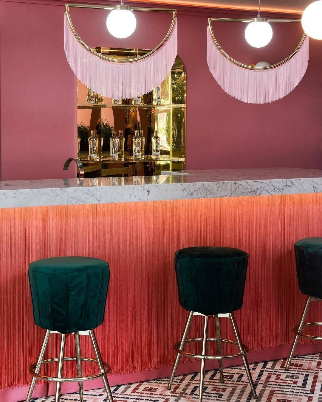 Solara Pendelleuchte Stoff Fransen Globus Retro Boho-Letslighting