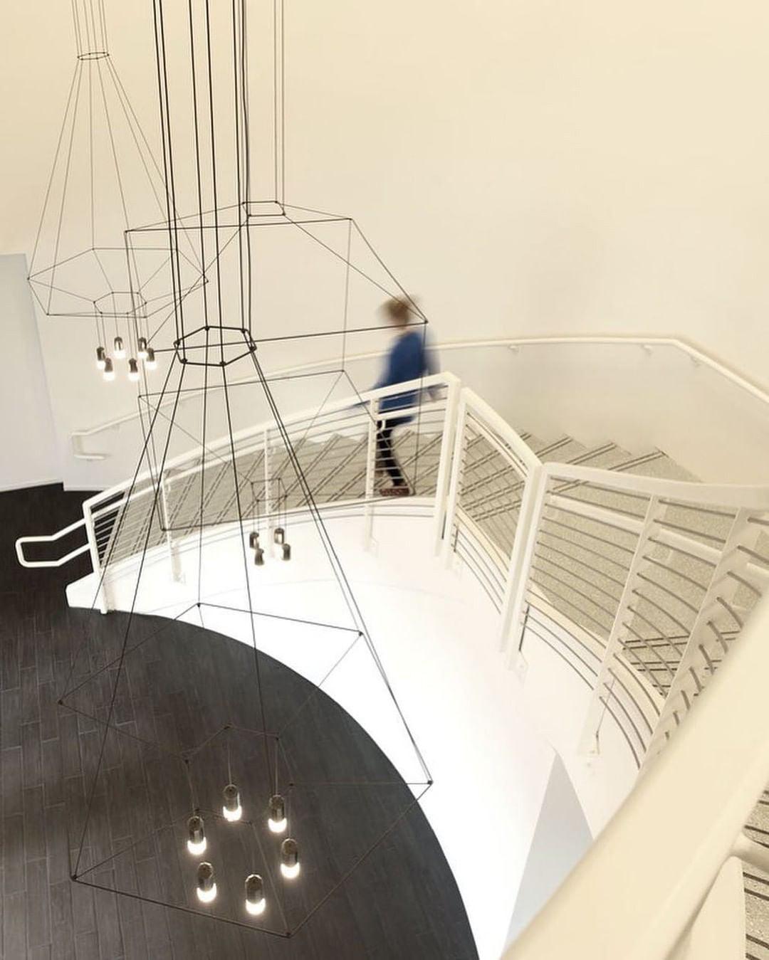 Geometric Lines Pendant Lamp - Blowlighting