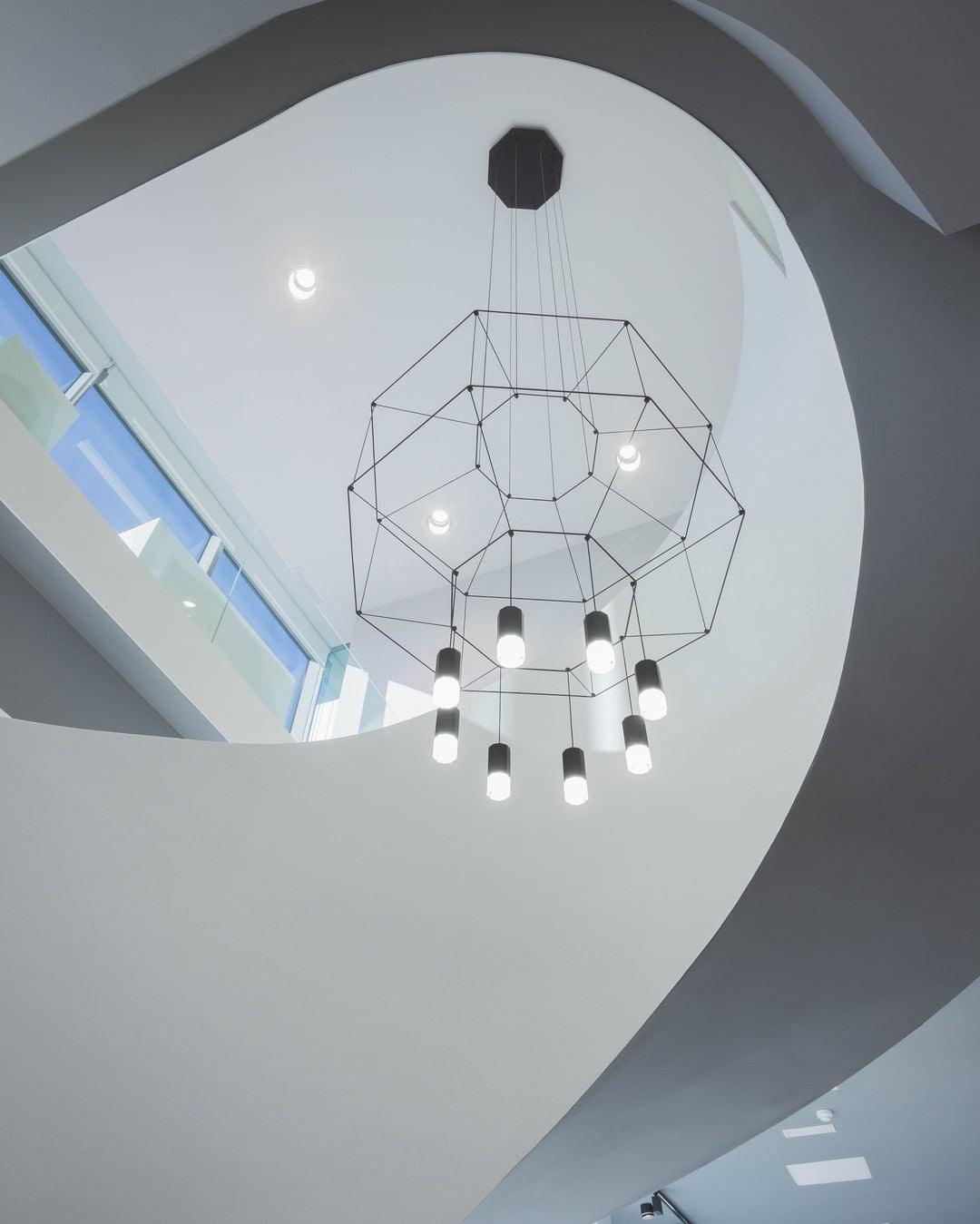 Geometric Lines Pendant Lamp - Blowlighting