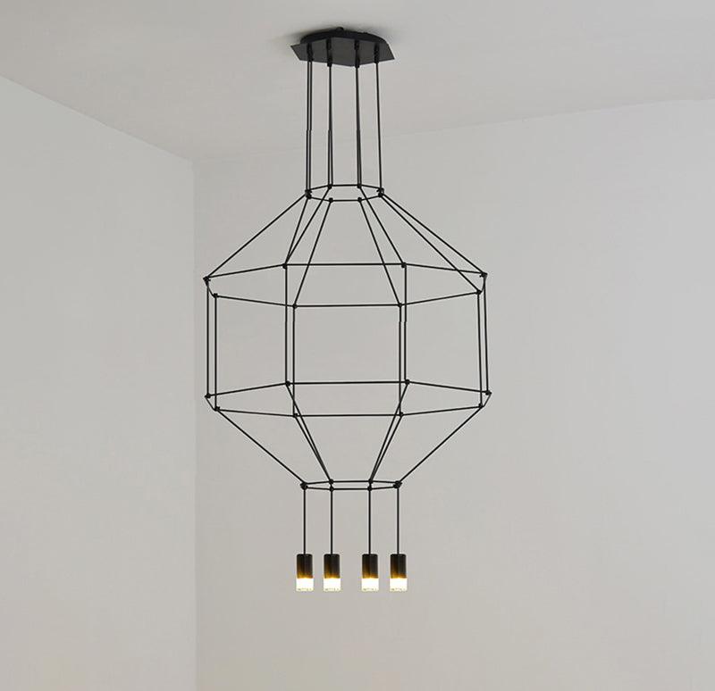 Geometric Lines Pendant Lamp - Blowlighting