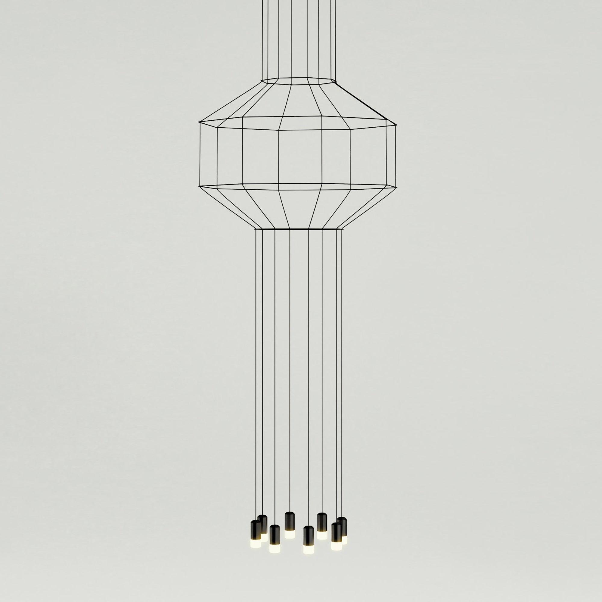 Geometric Lines Pendant Lamp - Blowlighting