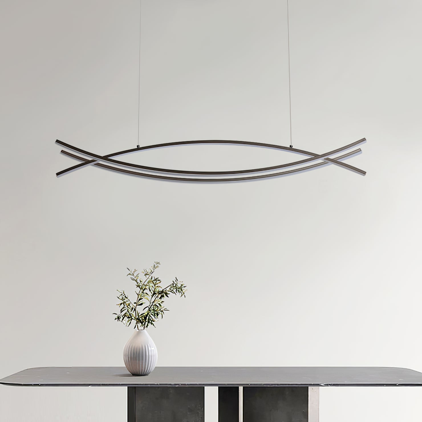 Curinis Modern Minimalistisch Kunst LED Kronleuchter-Letslighting