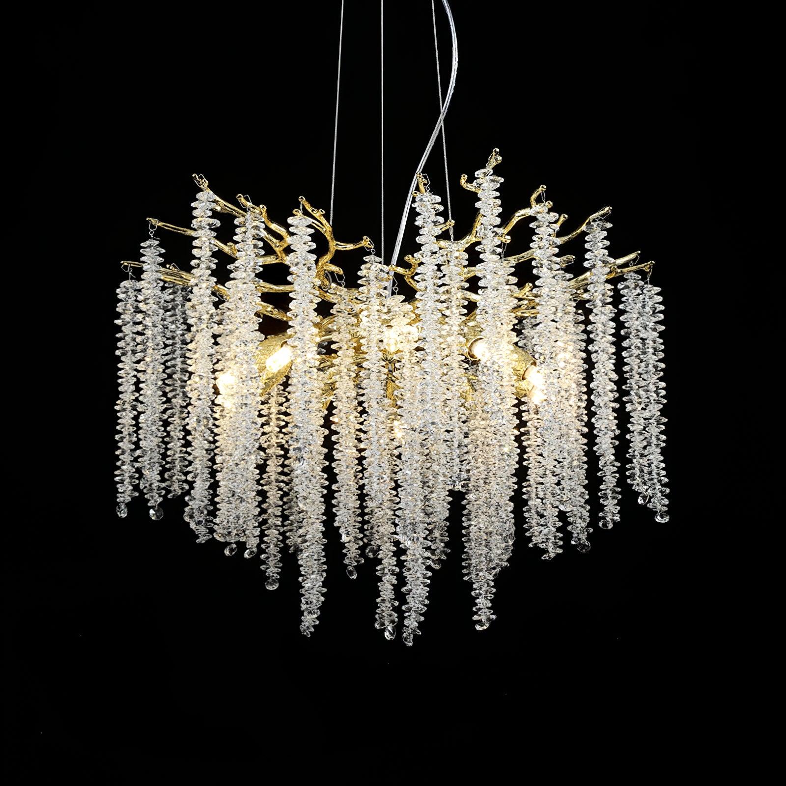 Solara Kronleuchter Glyzinien Blume Kristall-Letslighting