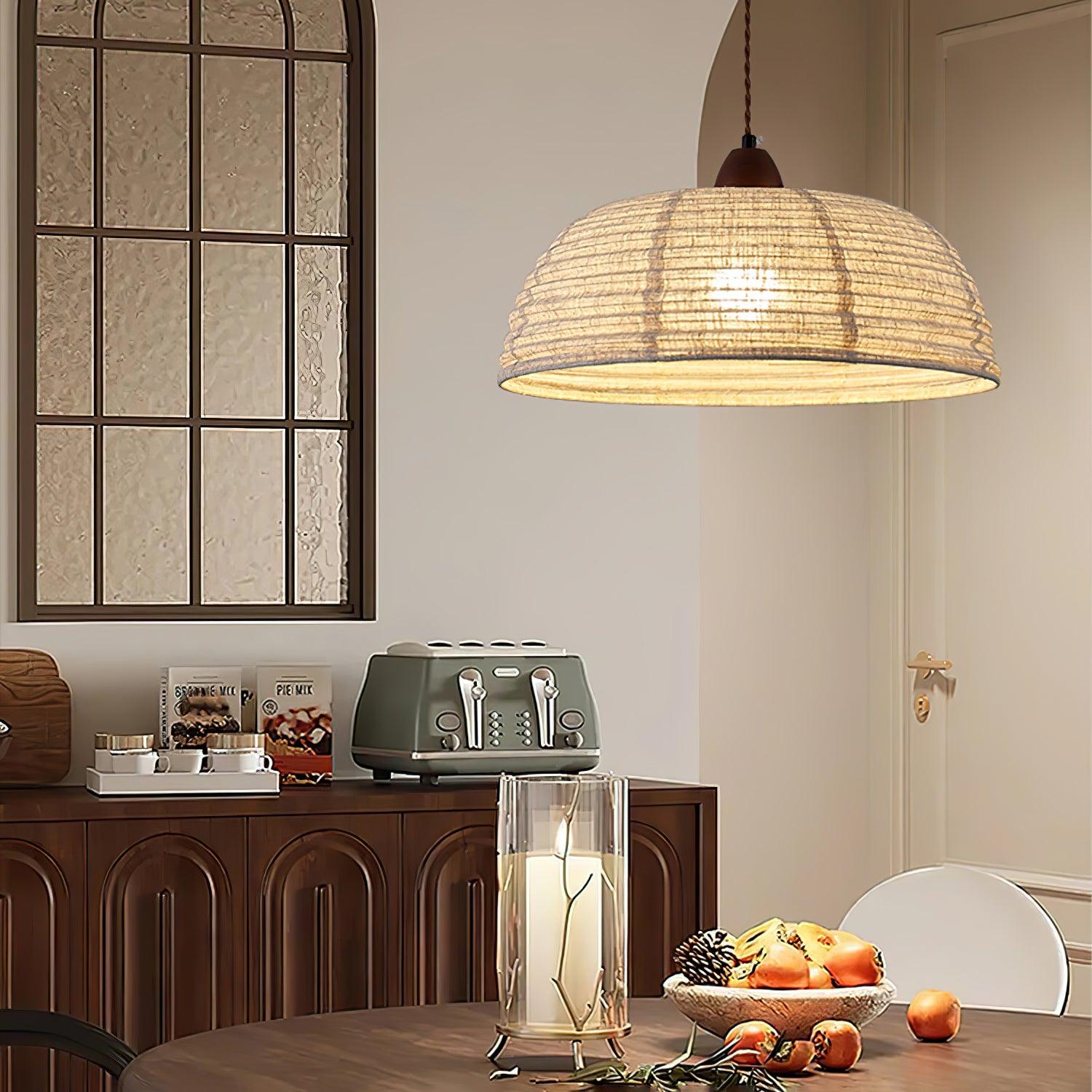 Elara Modern Stoff Pendelleuchte Leuchte-Letslighting