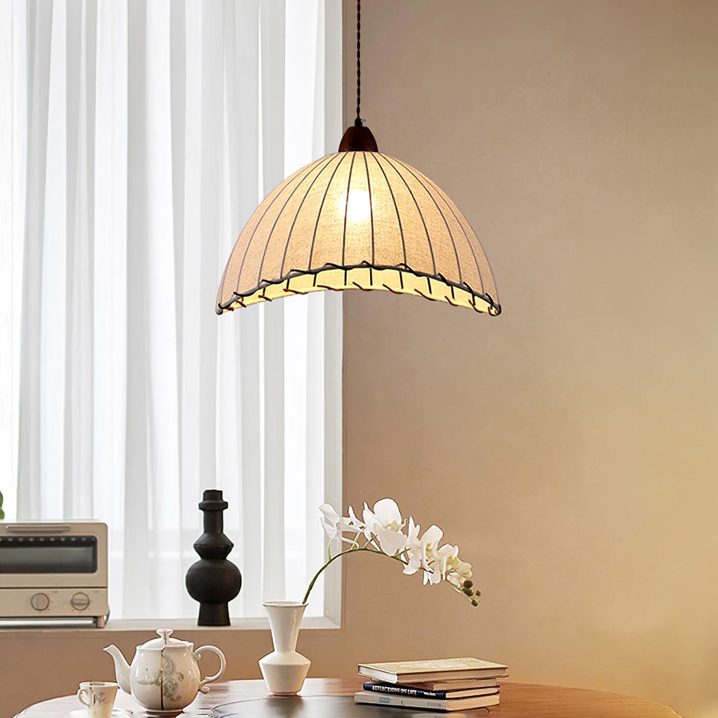 Elara Modern Stoff Pendelleuchte Leuchte-Letslighting