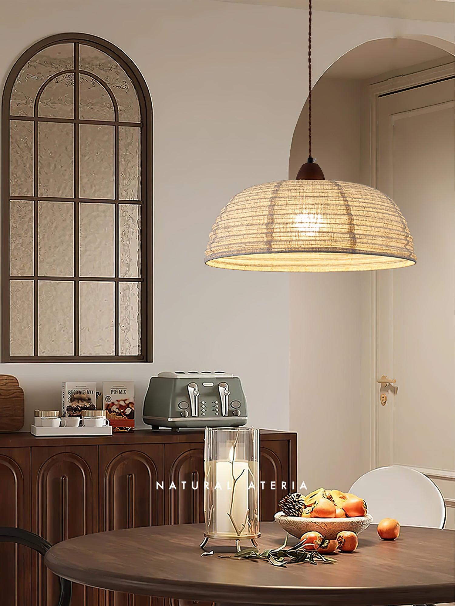 Elara Modern Stoff Pendelleuchte Leuchte-Letslighting