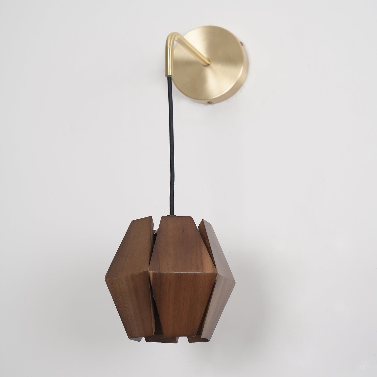 Yale Geometrische Nordische Minimalistische Wandleuchte aus Holz-Letslighting