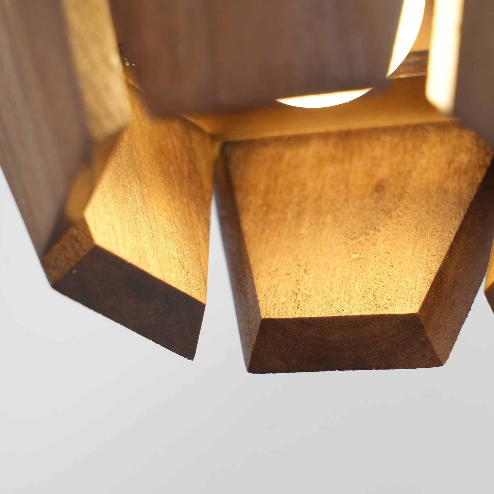 Yale Geometrische Nordische Minimalistische Wandleuchte aus Holz-Letslighting