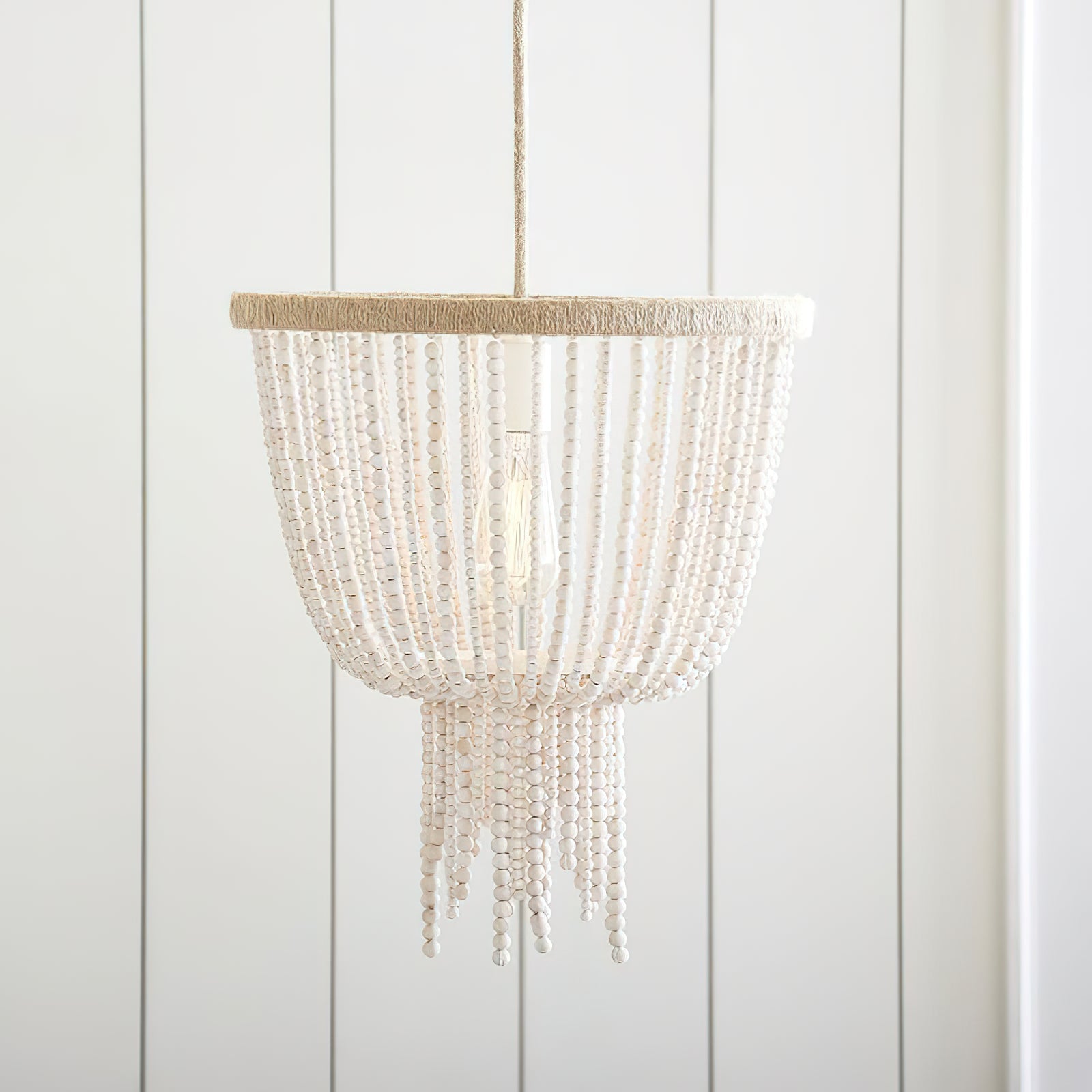 Himinuvyi Seil Modern Perlen Holz Kronleuchter-Letslighting