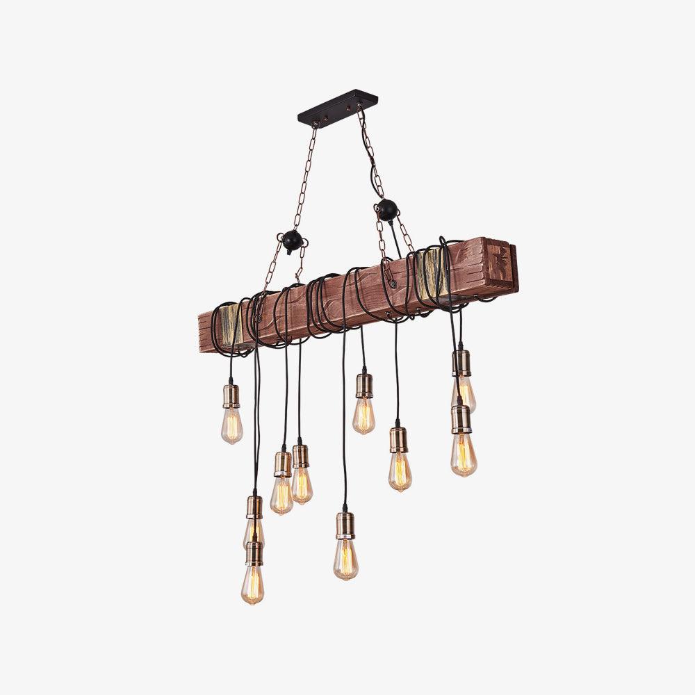 Lustra Kronleuchter Holz Modern-Letslighting