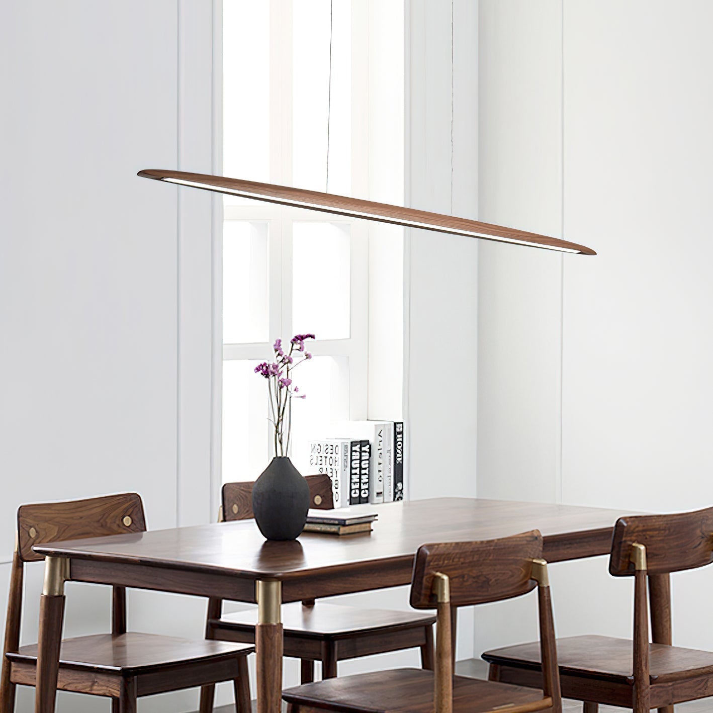 Zing Walnuss Holz Pendelleuchte-Letslighting