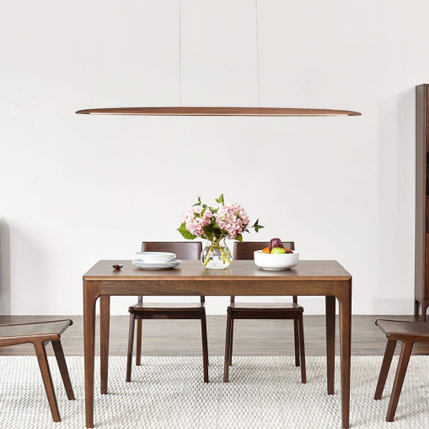 Zing Walnuss Holz Pendelleuchte-Letslighting