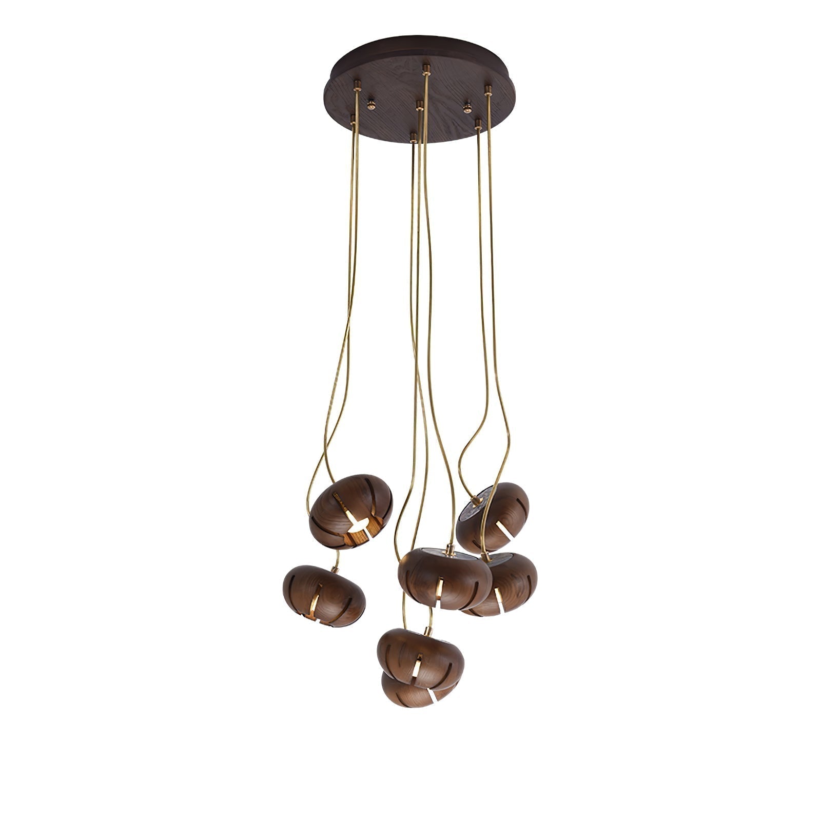 Zasorir Sculptural Marble Cluster Pendant Light - Blowlighting