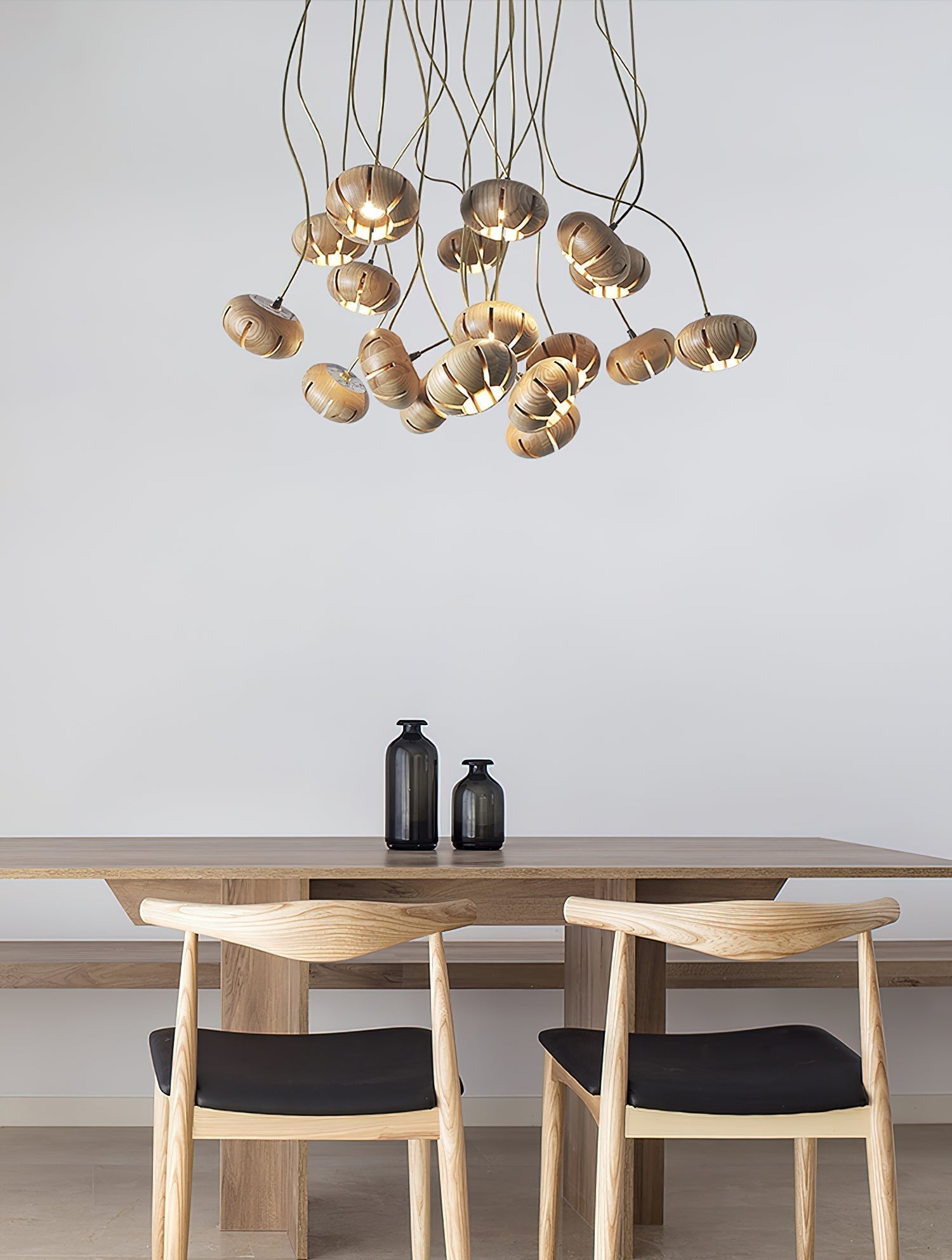 Zasorir Sculptural Marble Cluster Pendant Light - Blowlighting