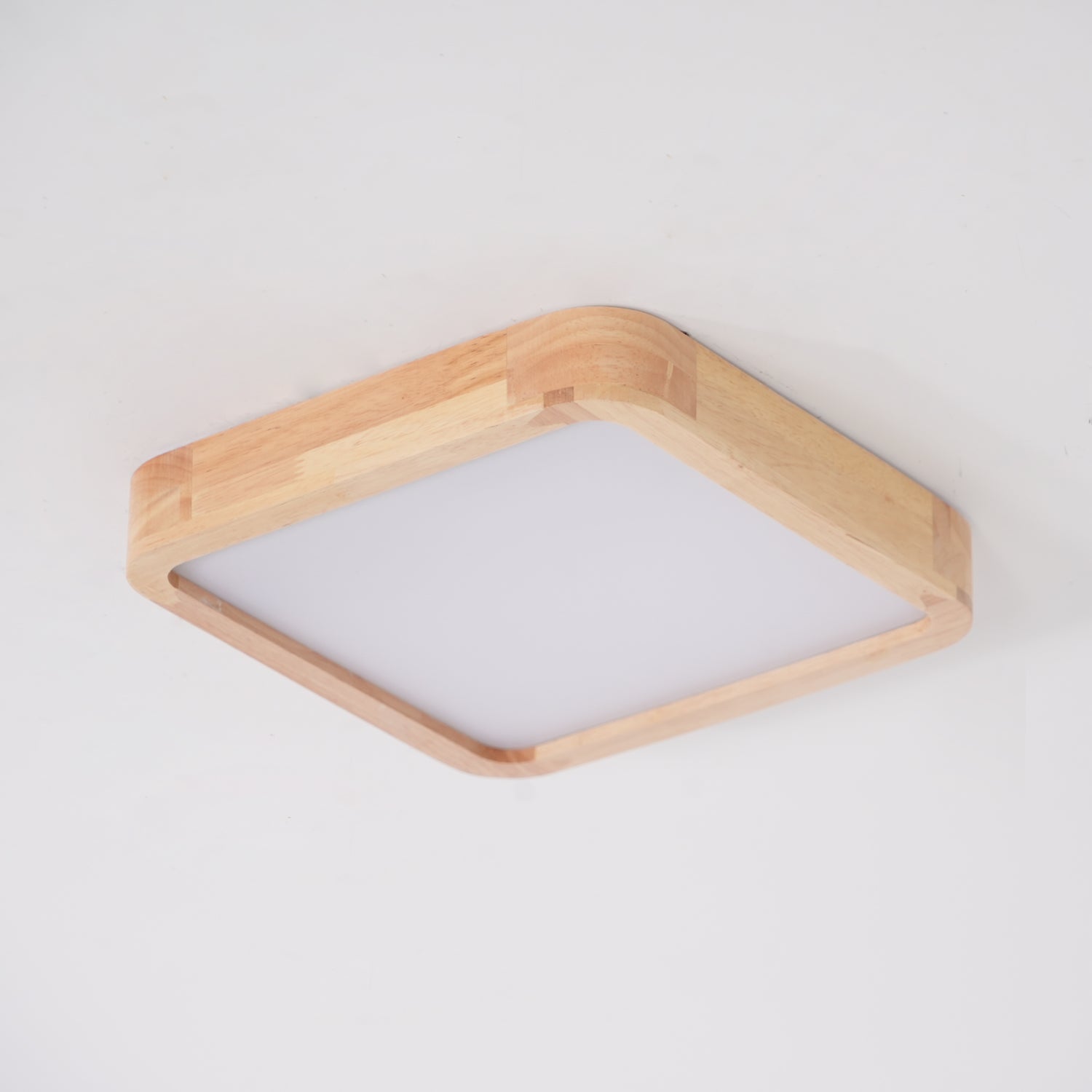 Lustra Deckenleuchte Holz Geometrisch LED-Letslighting
