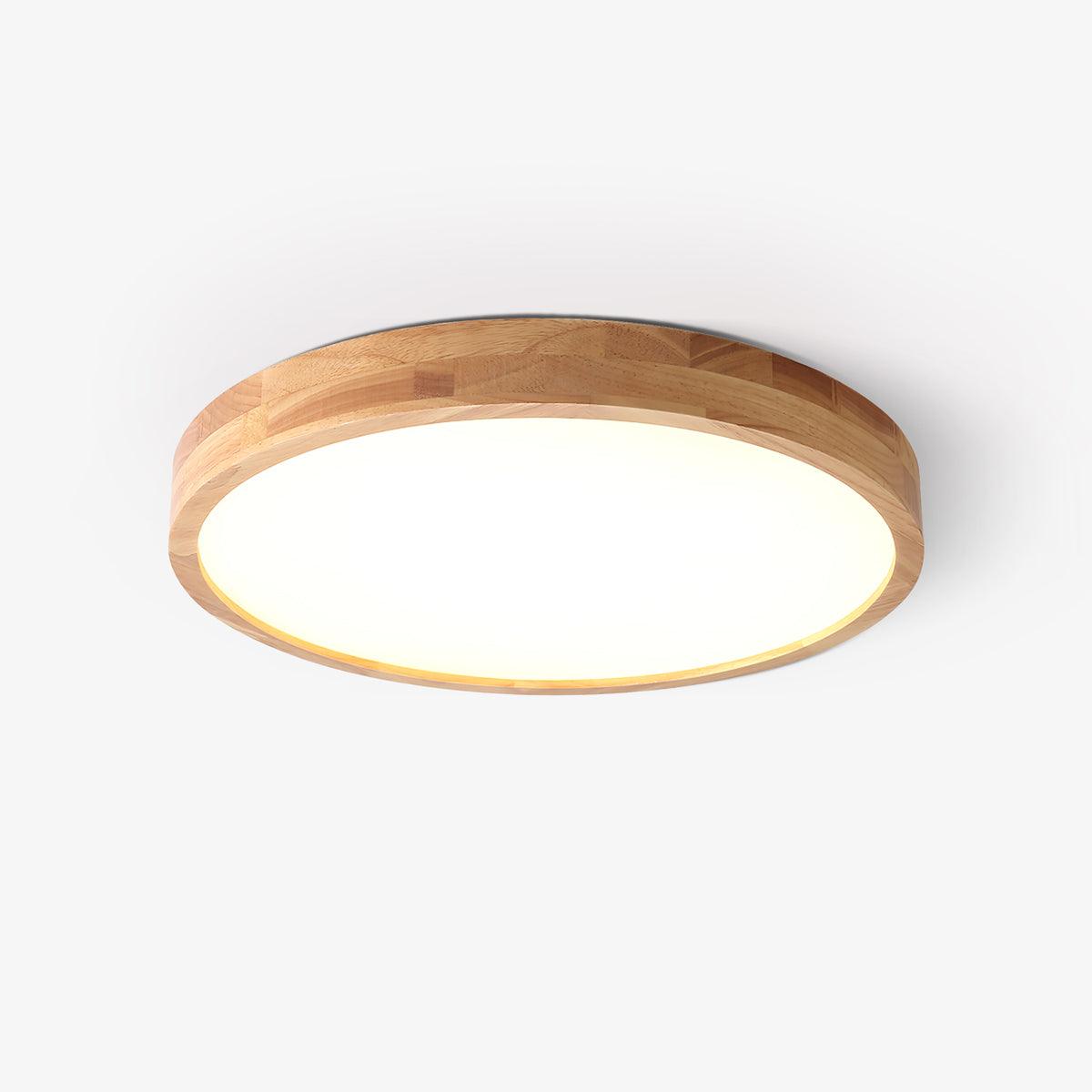 Hano Holz-Deckenleuchte im geometrischen Design
