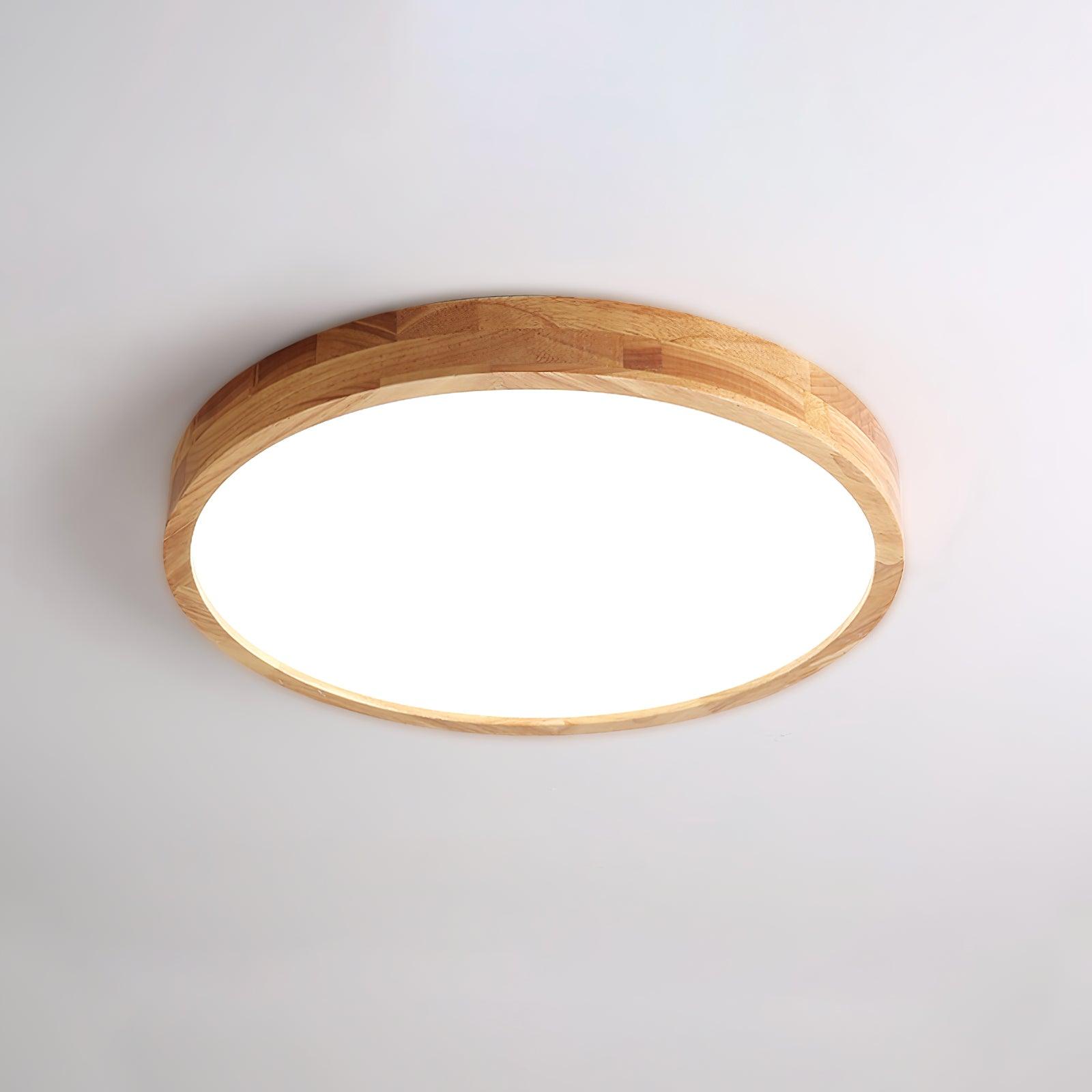 Hano Holz-Deckenleuchte im geometrischen Design