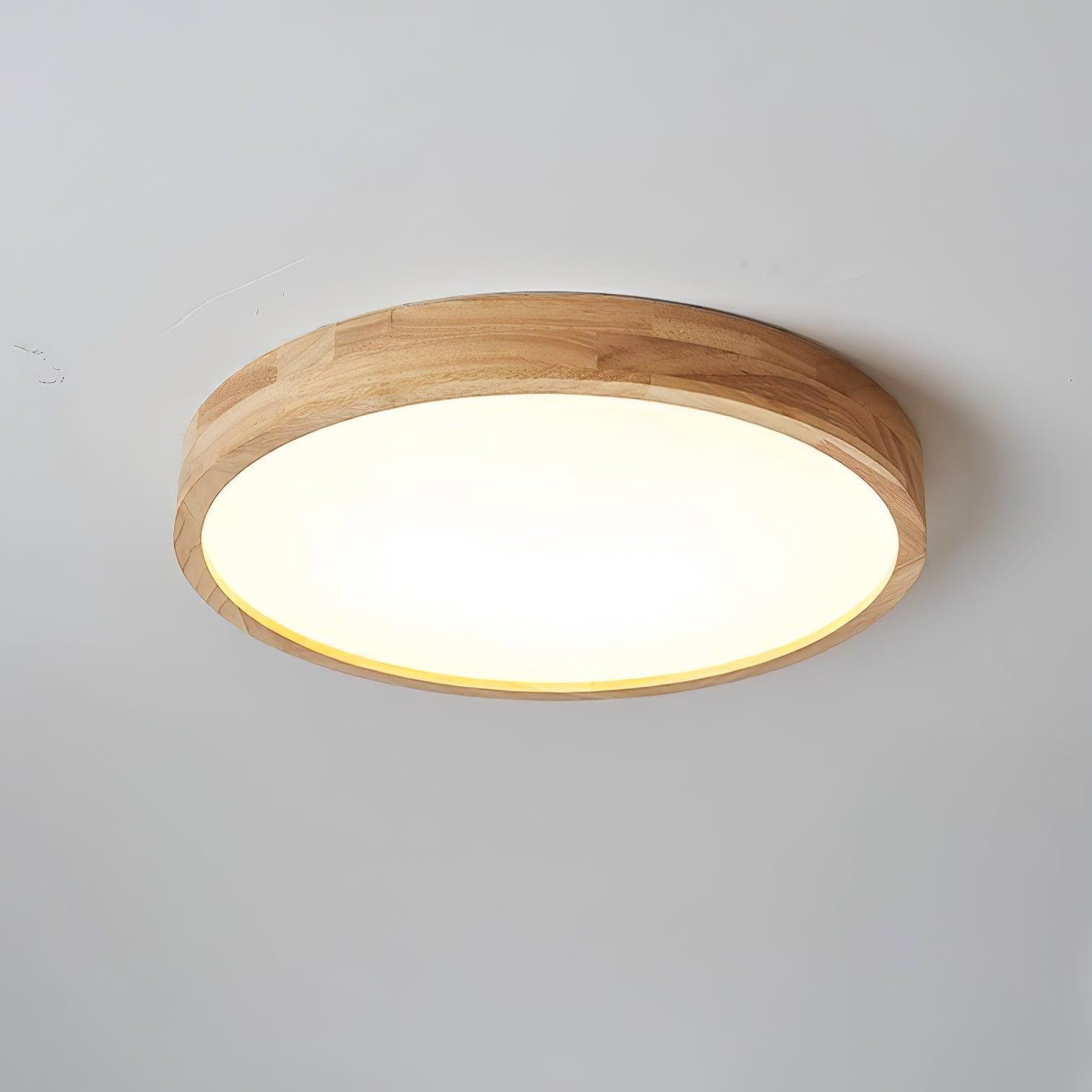 Hano Holz-Deckenleuchte im geometrischen Design