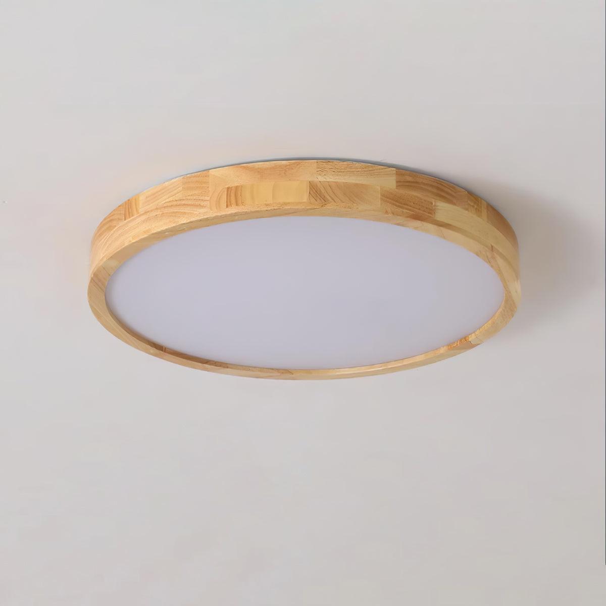 Hano Holz-Deckenleuchte im geometrischen Design