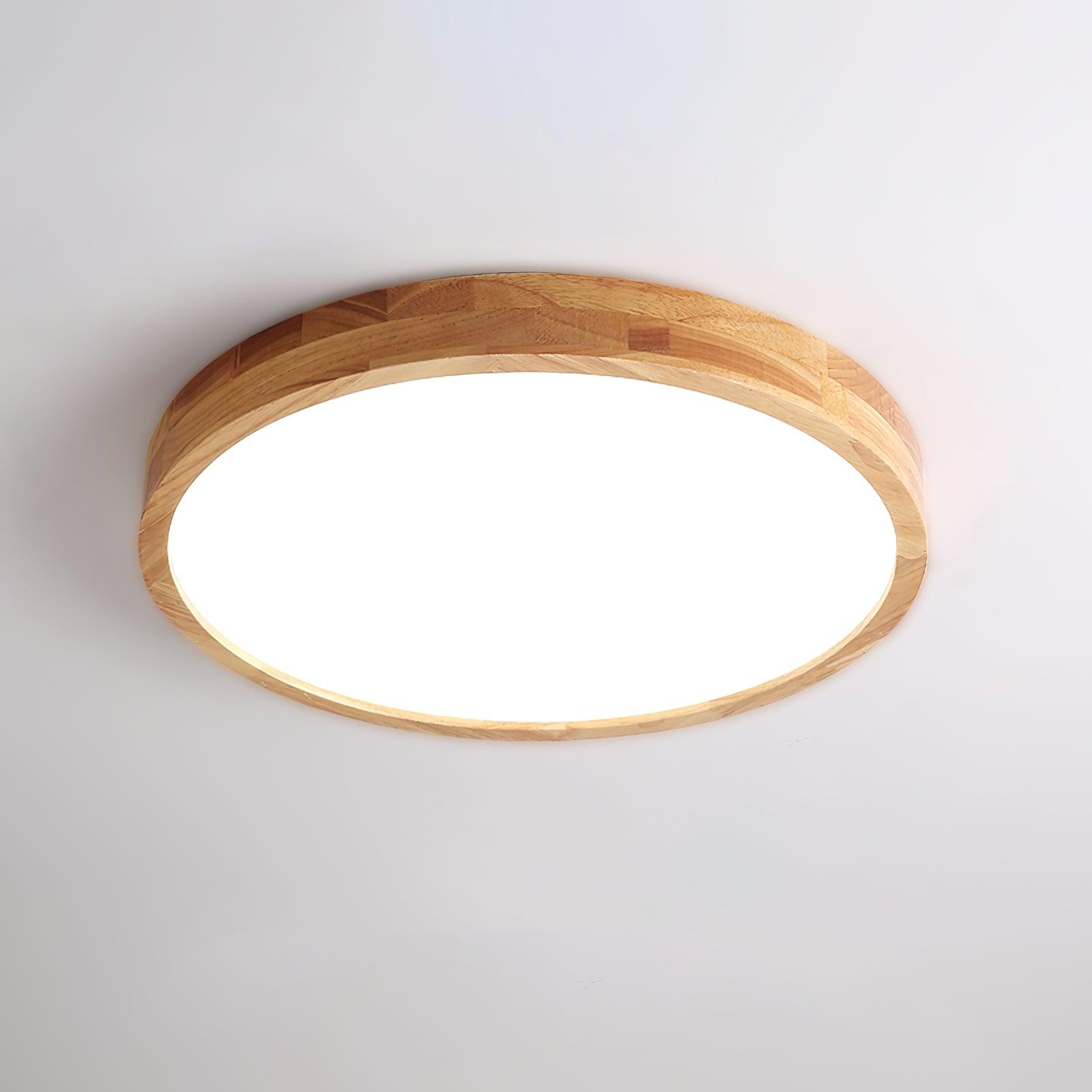 Hano Holz-Deckenleuchte im geometrischen Design