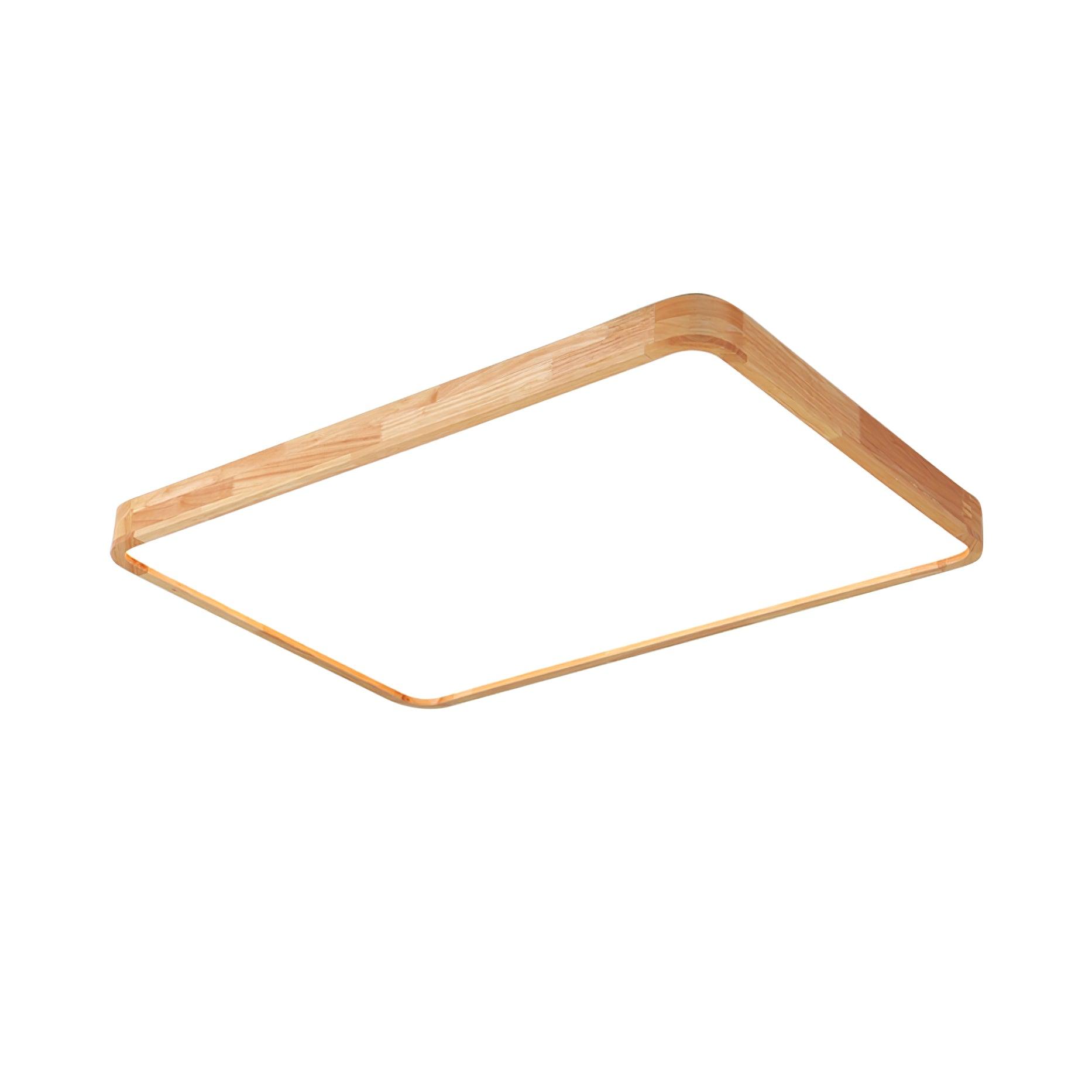 Lustra Deckenleuchte Holz Geometrisch LED-Letslighting