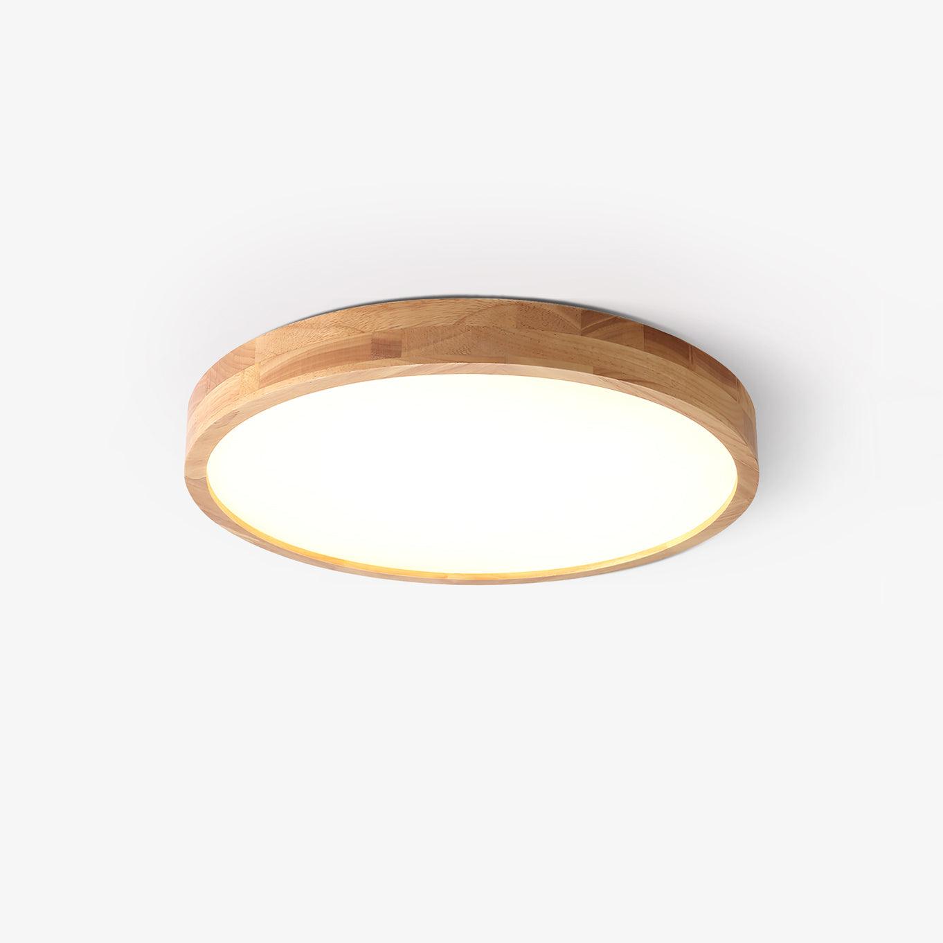 Hano Holz-Deckenleuchte im geometrischen Design