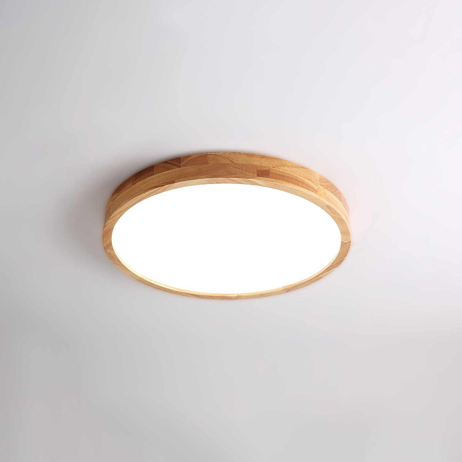 Hano Holz-Deckenleuchte im geometrischen Design
