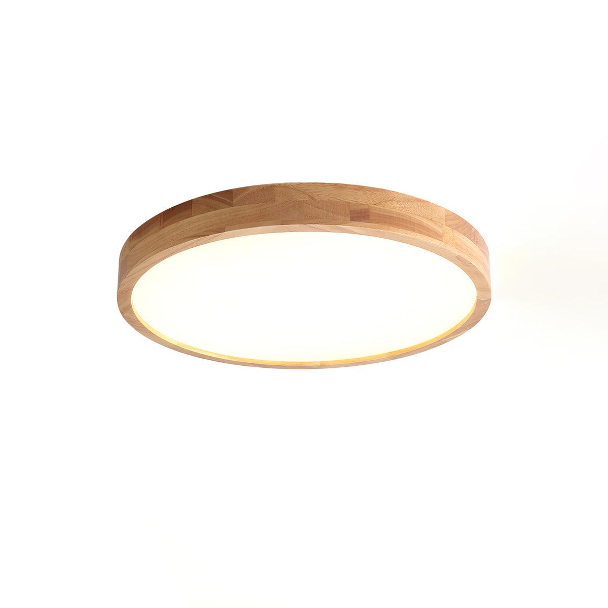 Hano Holz-Deckenleuchte im geometrischen Design