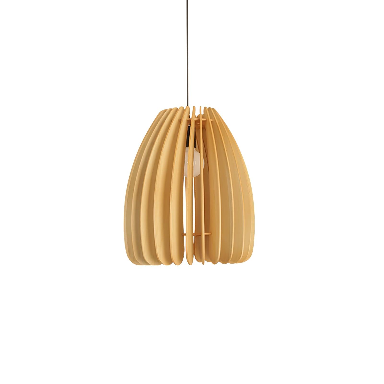 Vovene Elegance Einzigartige Kugel Holz Pendelleuchte-Letslighting