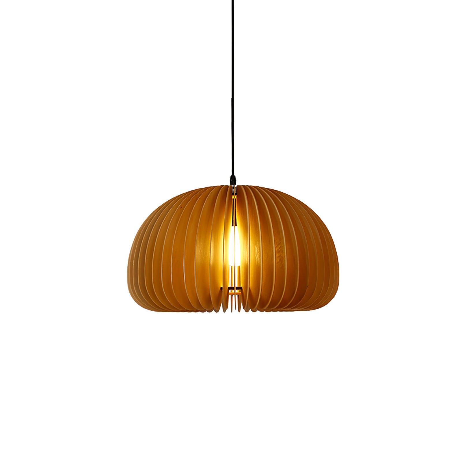 Vovene Elegance Einzigartige Kugel Holz Pendelleuchte-Letslighting