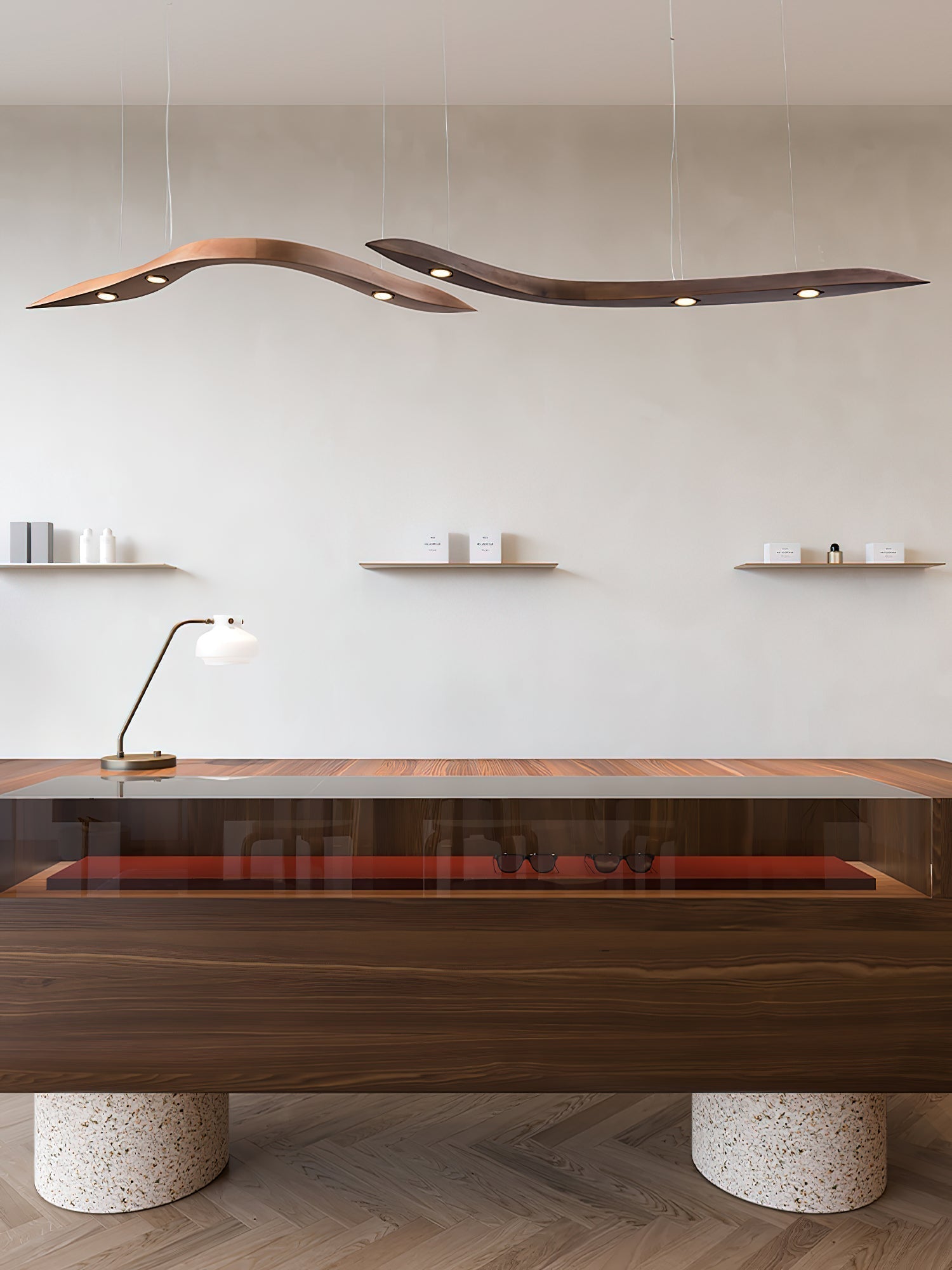 Flow Minimalistische Holz Pendelleuchte-Letslighting