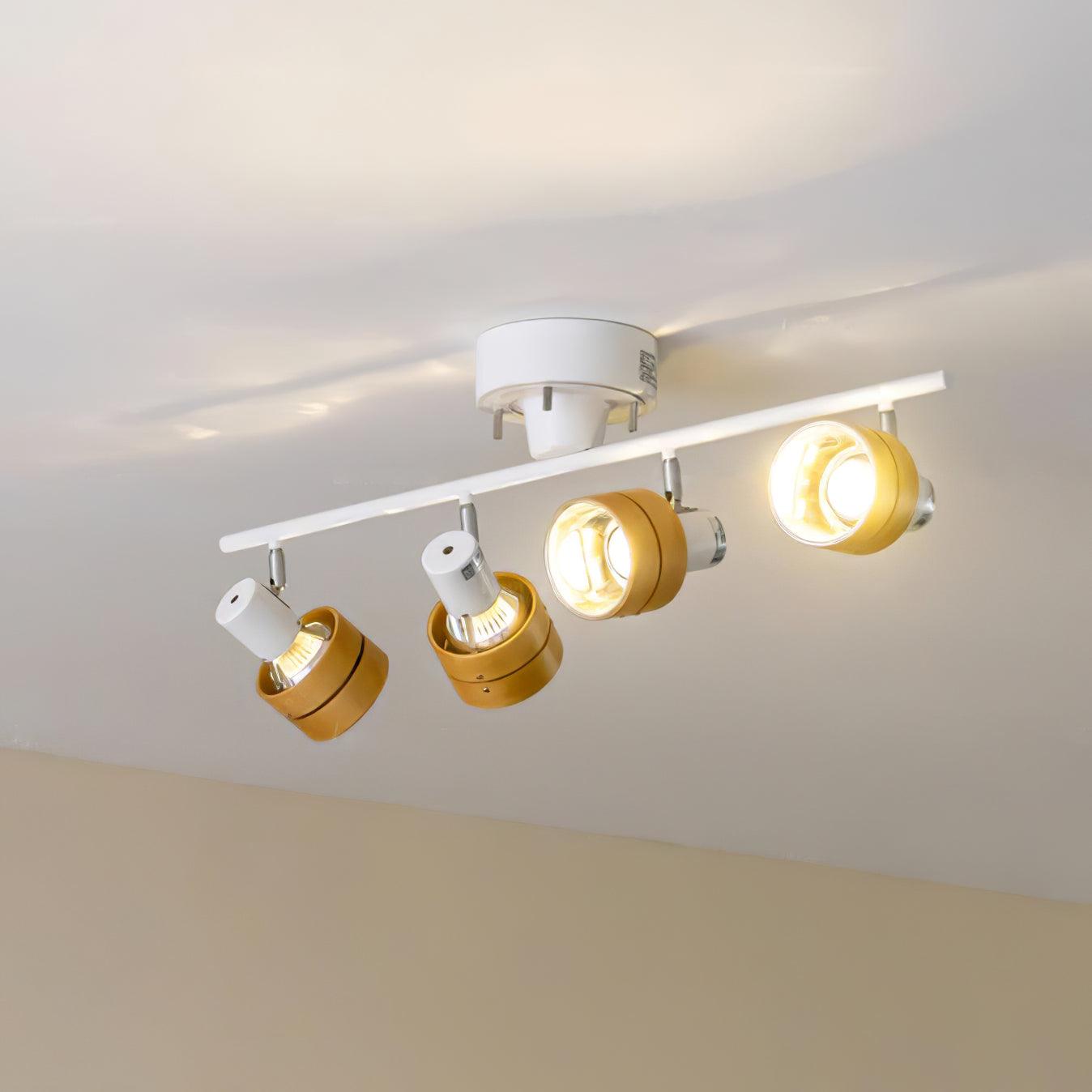Elsorila Eleganz Verstellbar Spot Holz Deckenleuchte-Letslighting